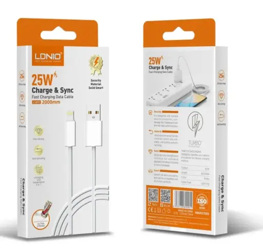 [LS892] Cable USB-IP 25W LDNIO LS892