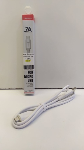 [Cable USB-MICRO 3A 1M] Cable (USB-MICRO) 3A 1M