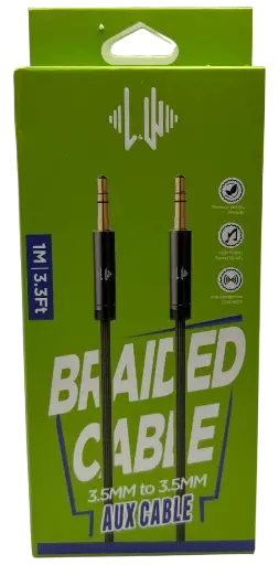 [Cable Aux-Aux Audio LW01 1M] Cable Aux-Aux Audio LW01 1M